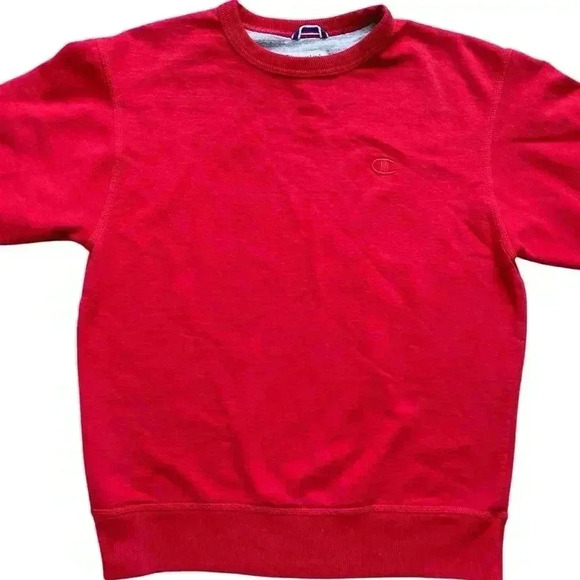 Champion Athletic Crewneck Sweatshirt Men’s Medium Red Activewear - Picture 3 of 8